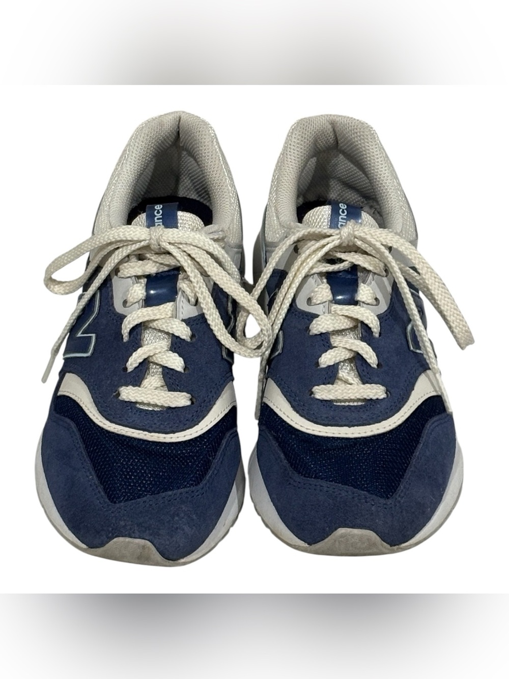 New Balance Men’s 997H Low Top Lace-Up Suede Sneakers Blue/White CW997HSW